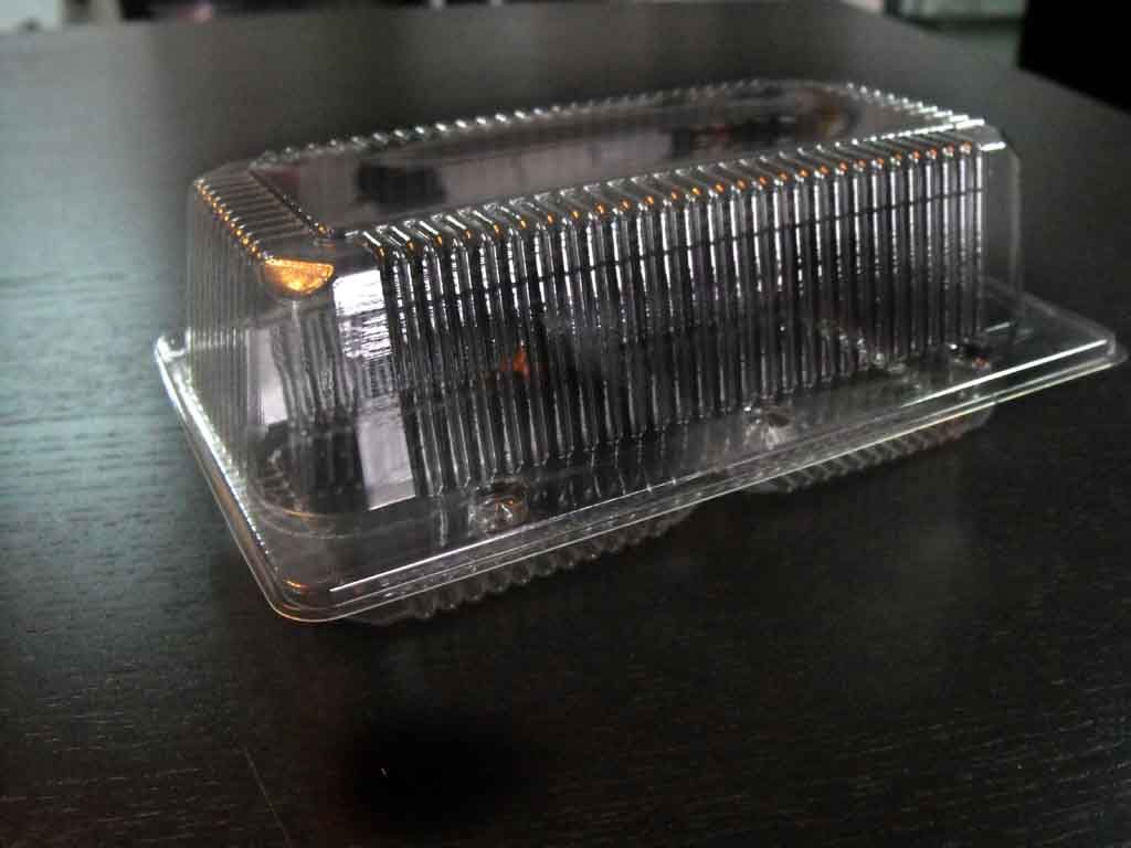 Caserole Transparente Din Plastic Pentru Cu 2 Compartimente Muffins