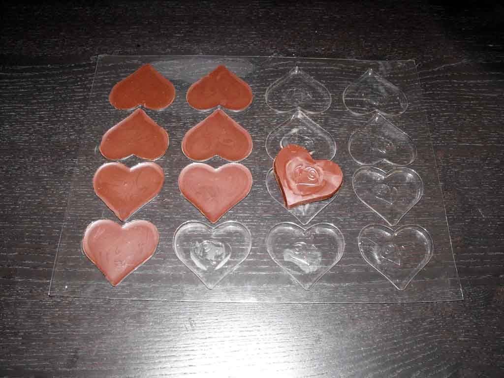 Forme de turnat ciocolata model inimioare (4)